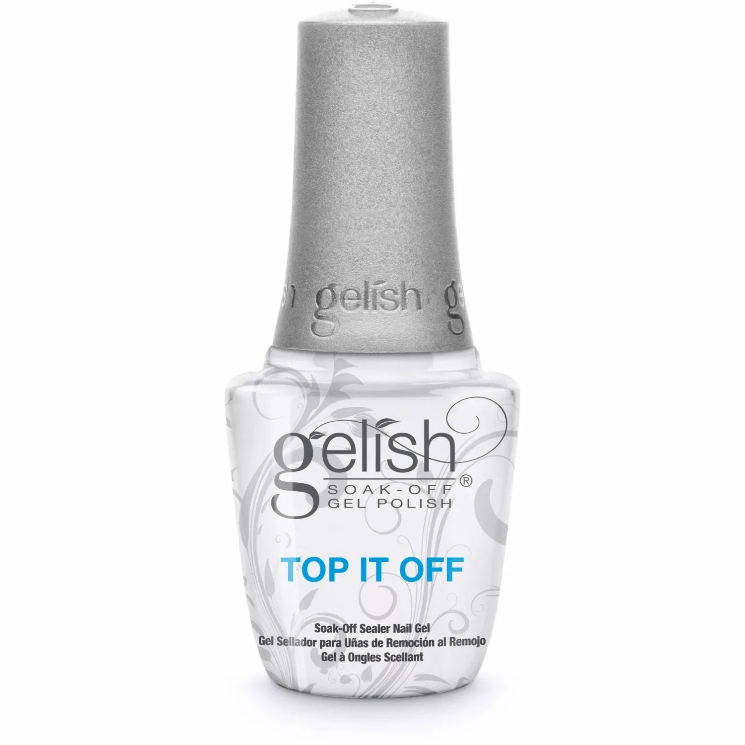 GELISH Soak OFF Gel Polish TOP IT OFF 0.5 oz 15 ml.