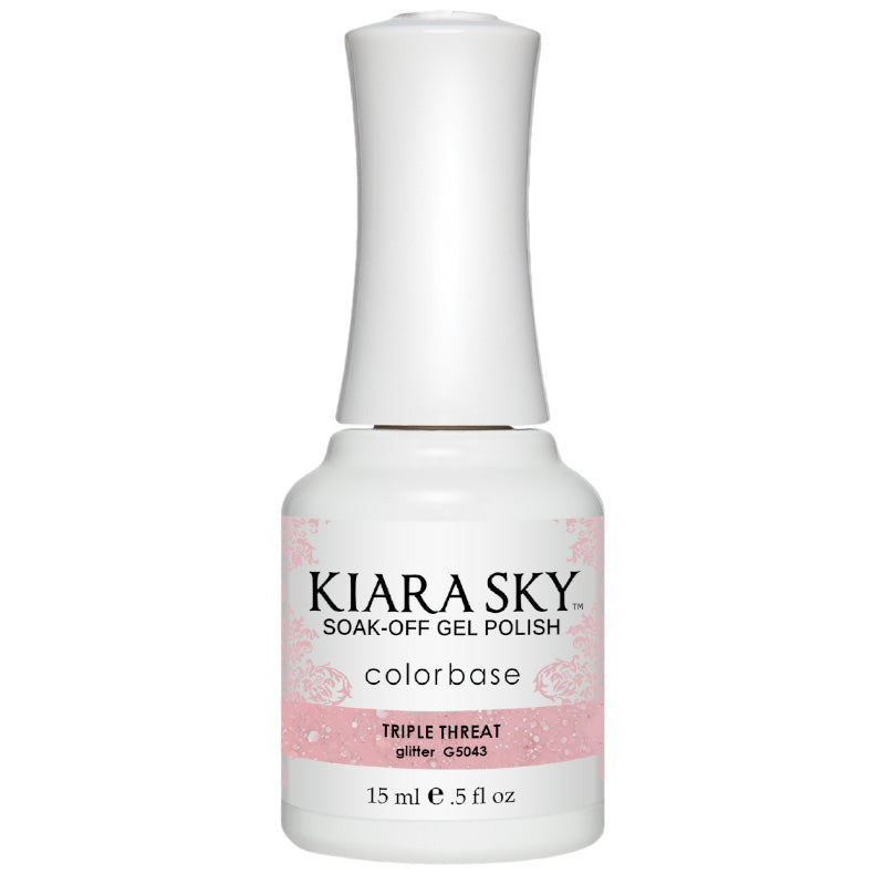 Kiara Sky All-in-One Gel Polish G5043 Triple Threat 0.5 oz