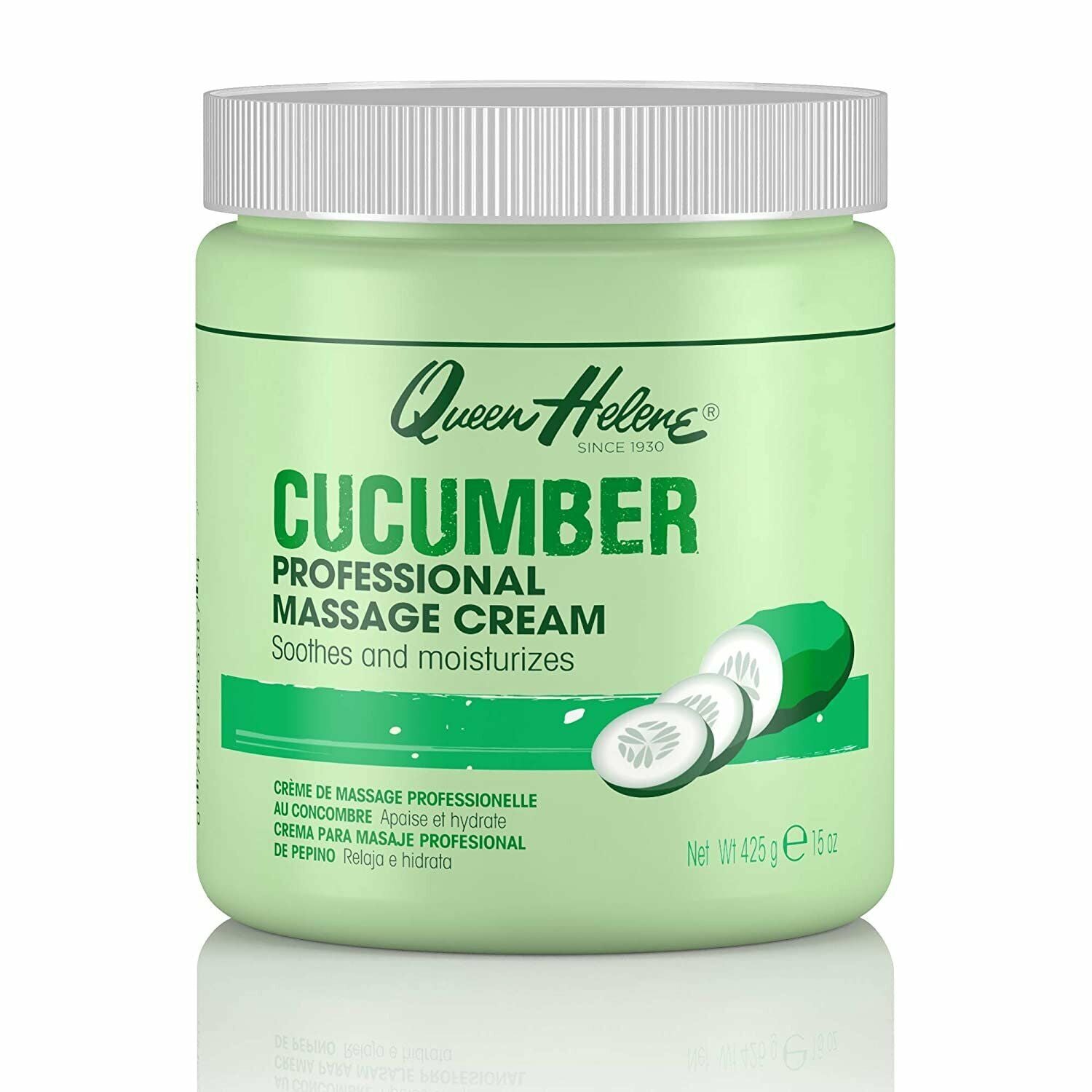 Queen Helene Massage Cream Lotion 15oz - Cucumber