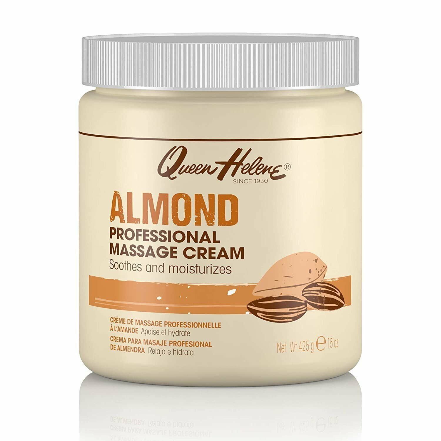 Queen Helene Massage Cream Lotion 15oz - Almond