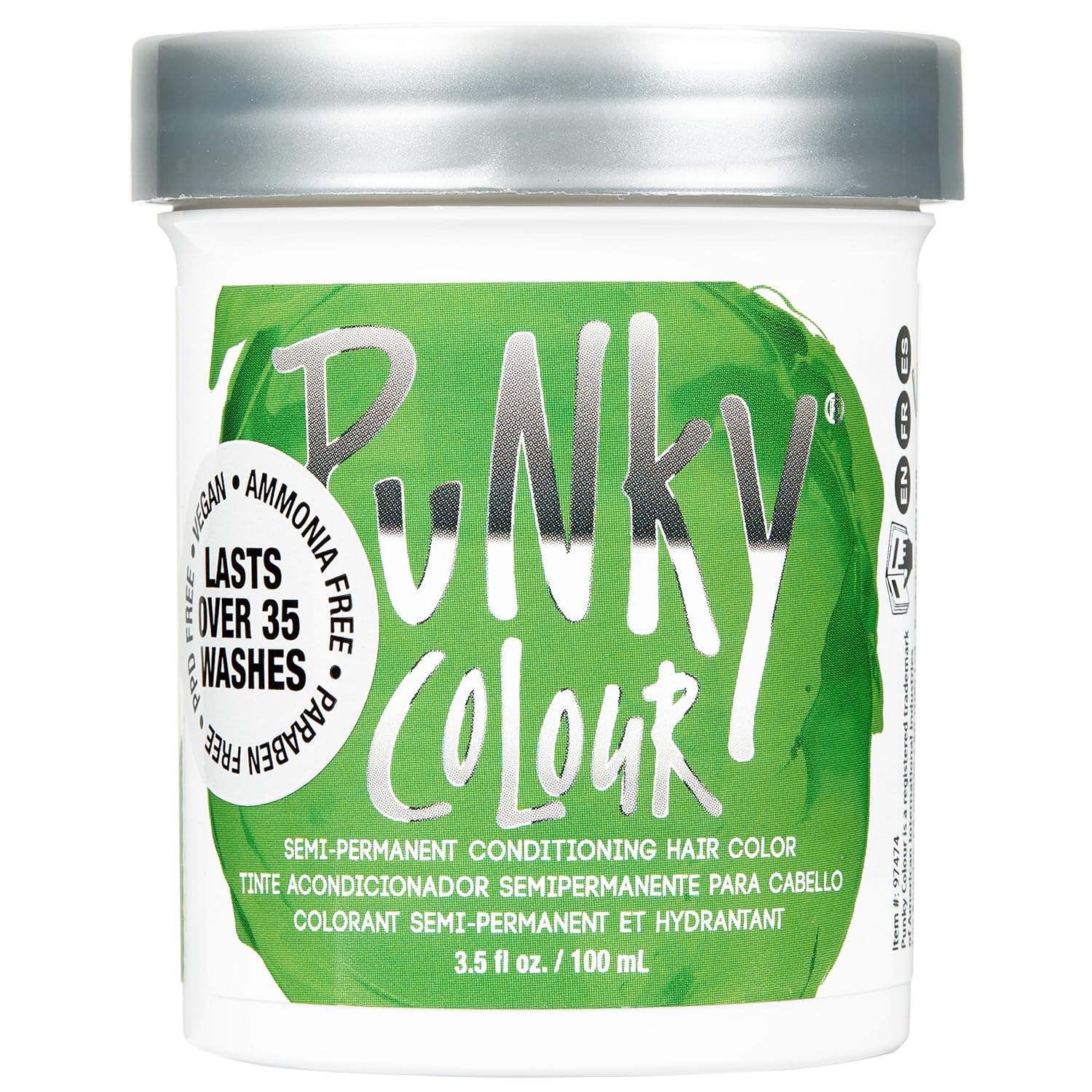 Punky Colour Semi Permanent Hair Color - Spring Green 3.5 oz - BUY ONE GET ONE FREE