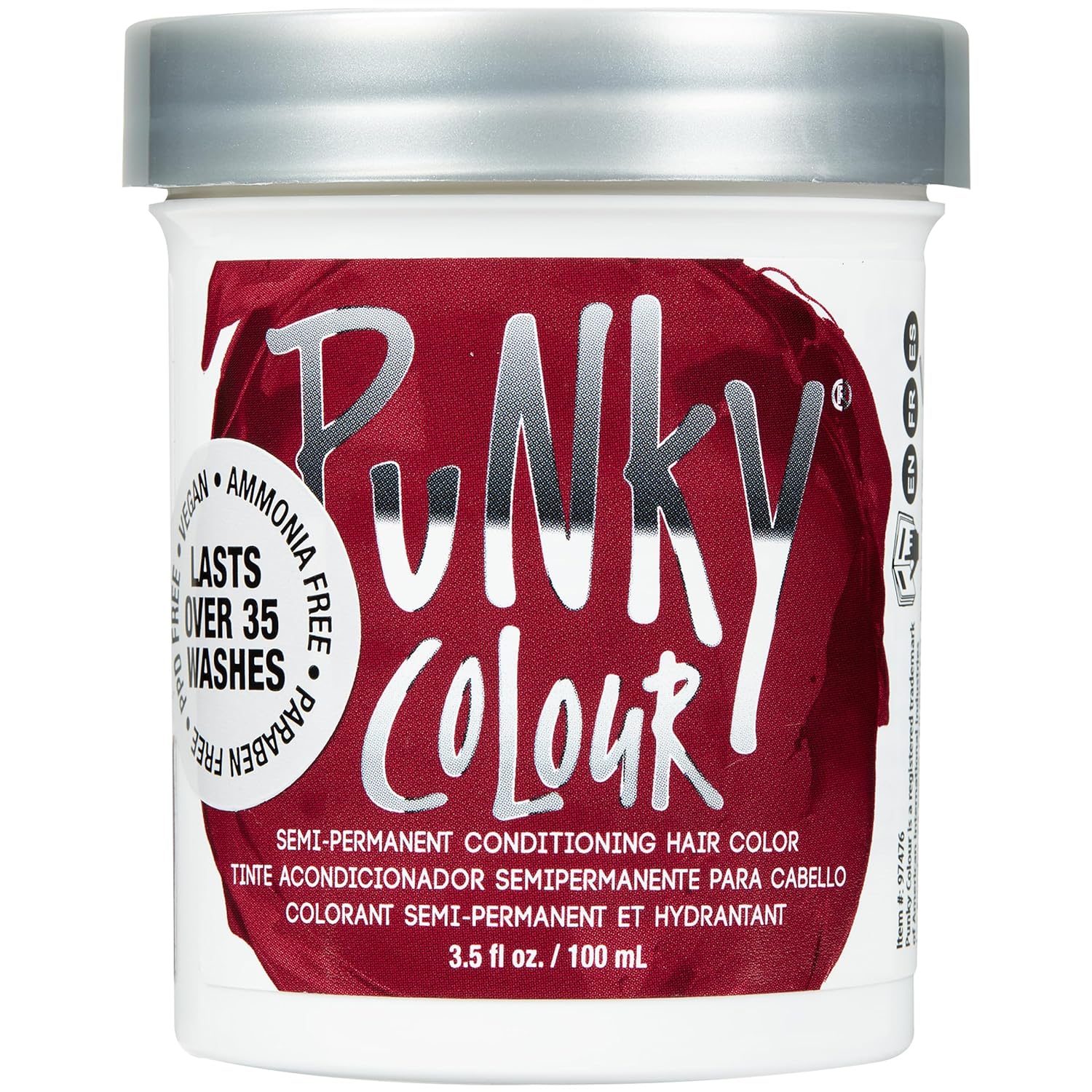 Punky Colour Semi Permanent Hair Color - Red Wine 3.5 oz - BUY ONE GET ONE FREE