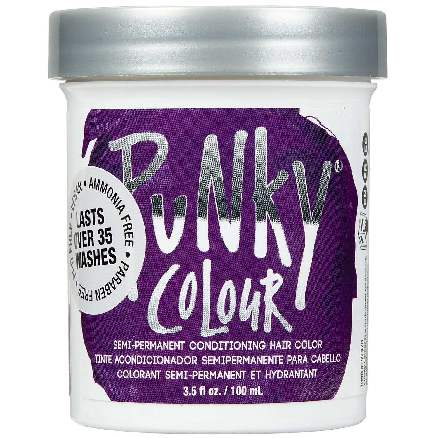 Punky Colour Semi Permanent Hair Color - Purple 3.5 oz - BUY ONE GET ONE FREE