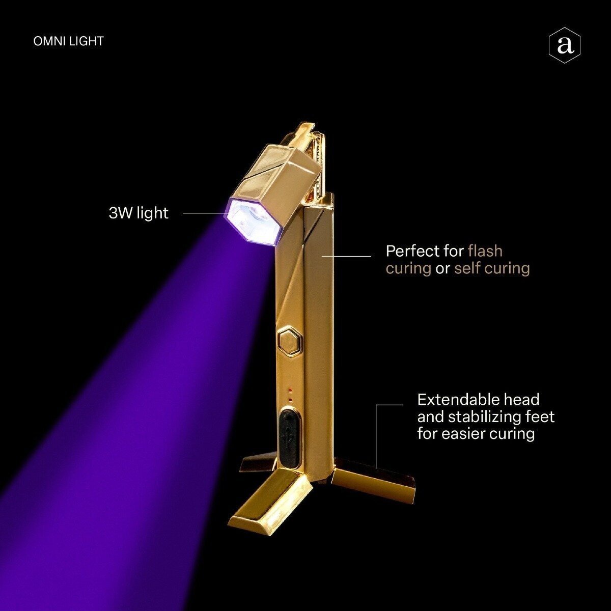 Aprés Gel-X Omni Light Gold