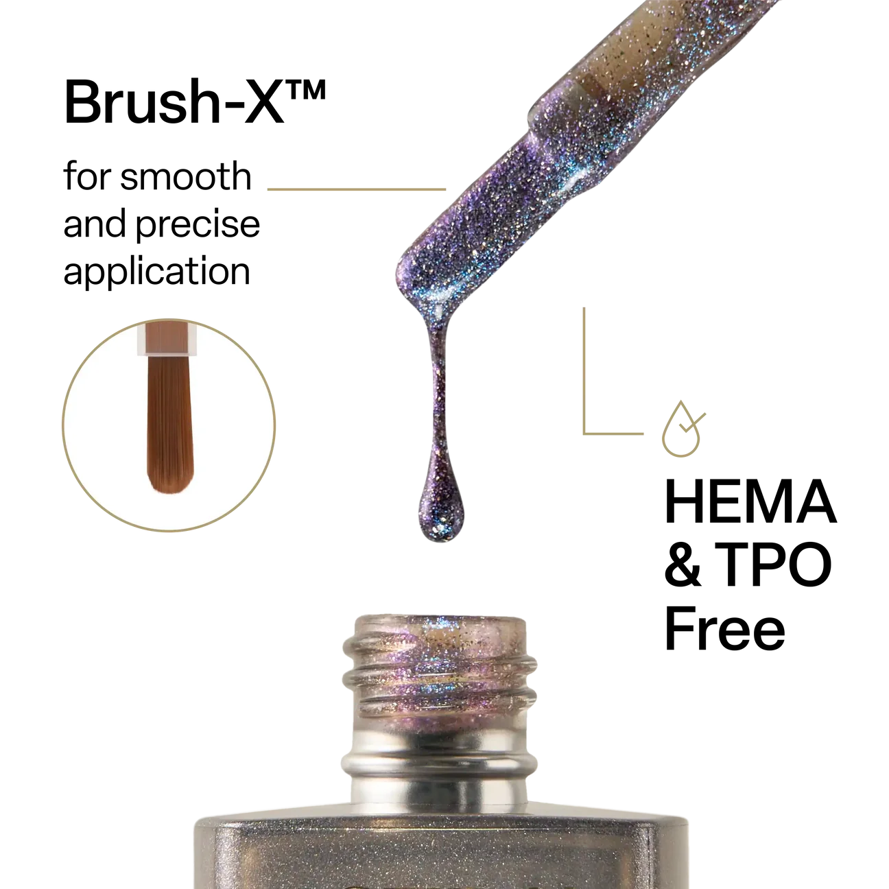 Aprés Astral Gel Shimmery Cat Eye - CE07 Dark Night