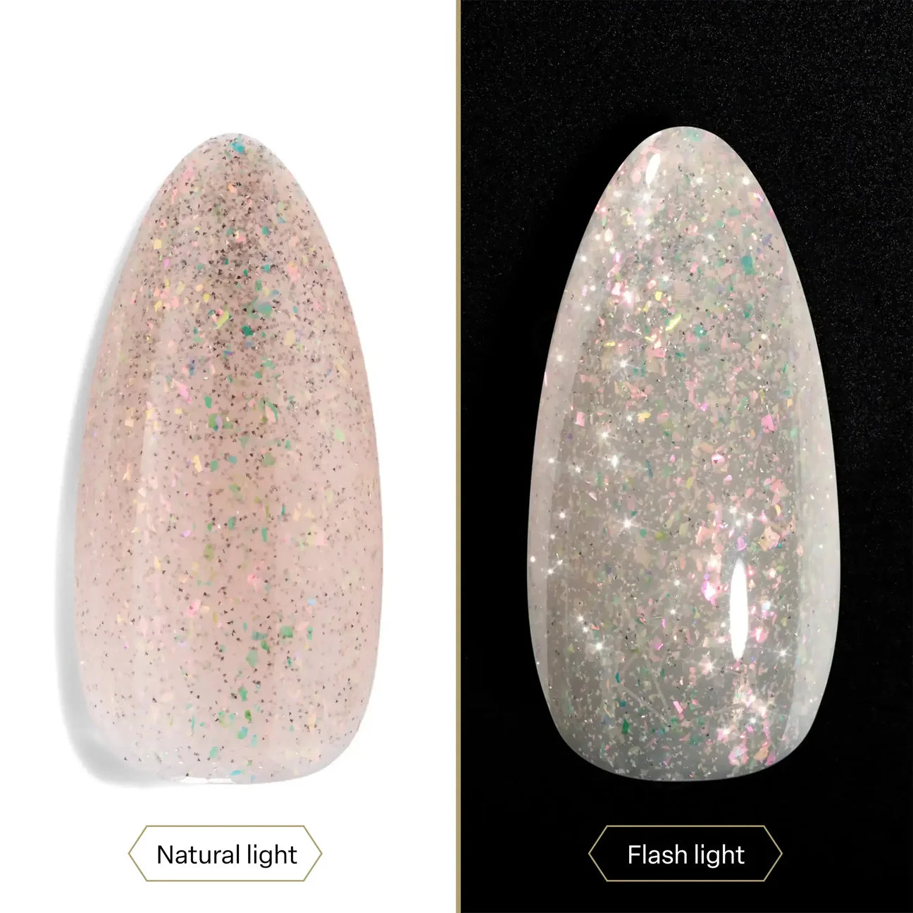 Aprés Astral Gel Polish Flash Glitter - FG02 Pass The Salt