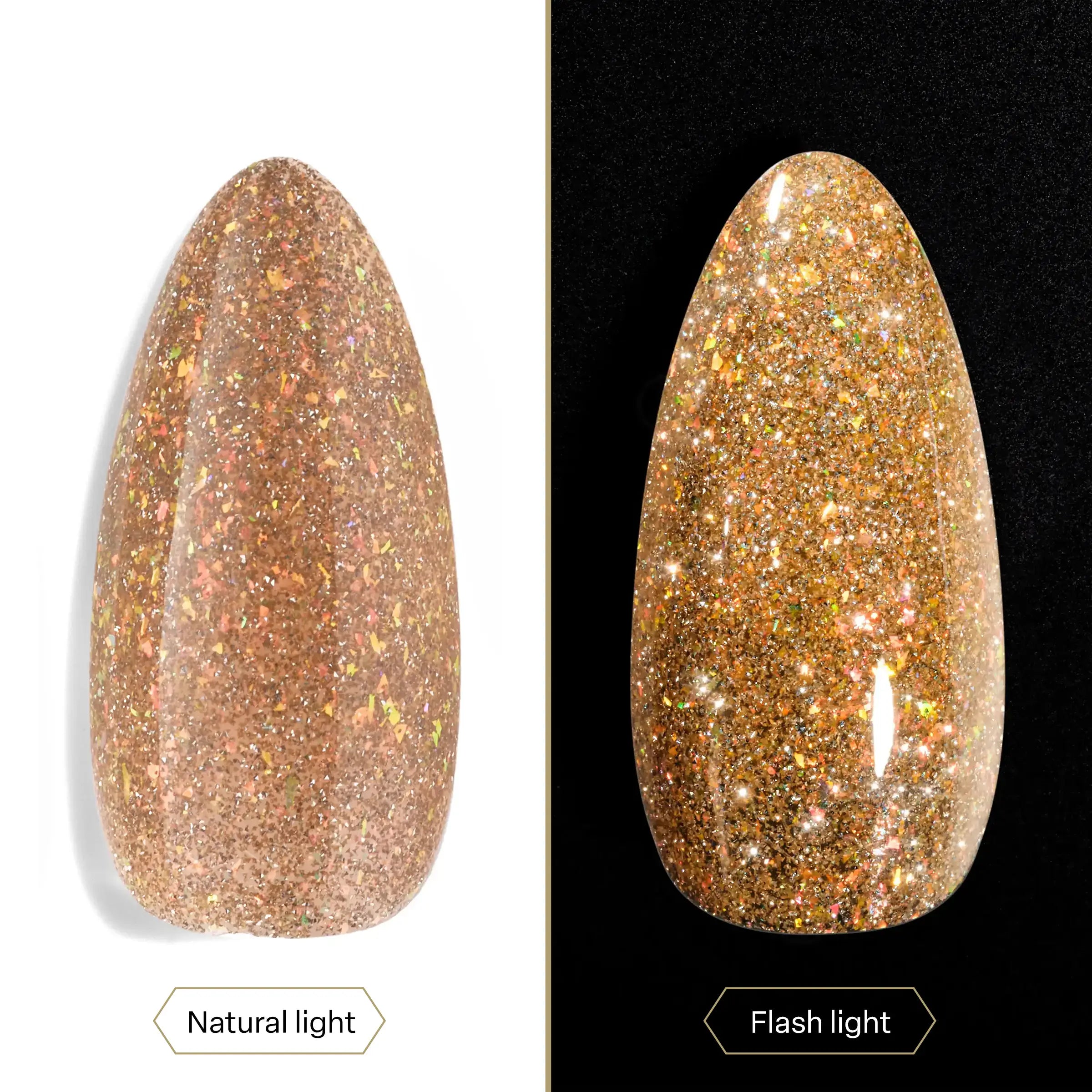 Aprés Astral Gel Polish Flash Glitter - FG03 Thats My Twin Flame