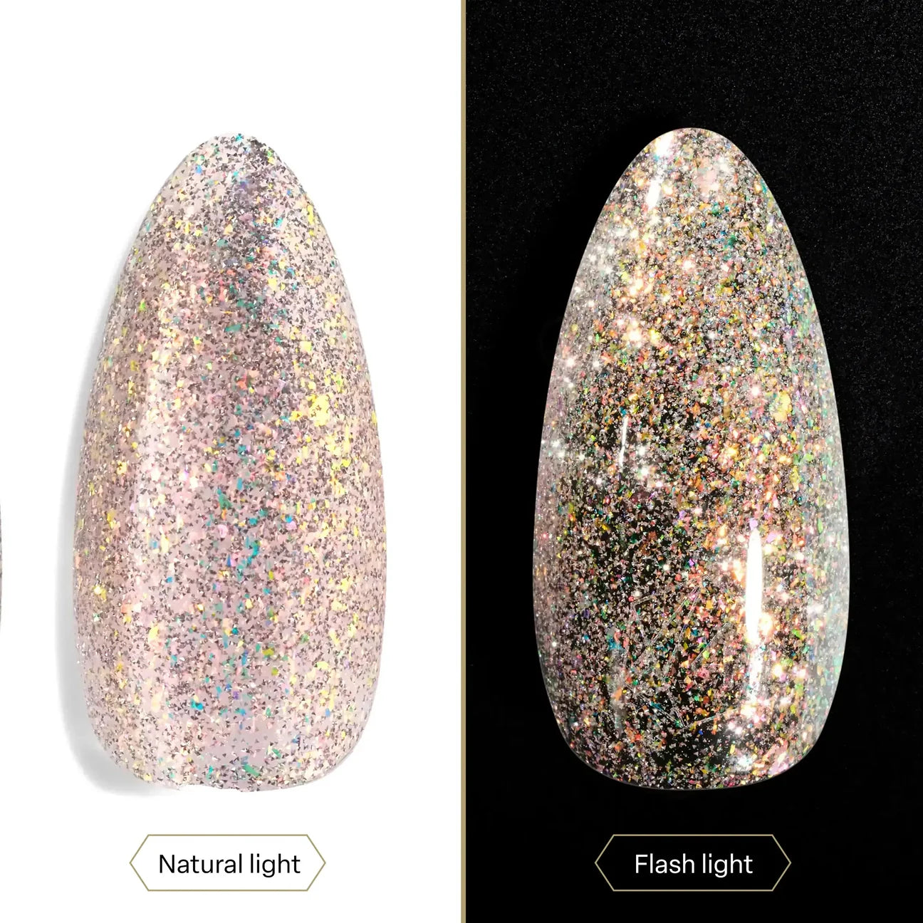 Aprés Astral Gel Polish Flash Glitter - FG04 Santo My Palo
