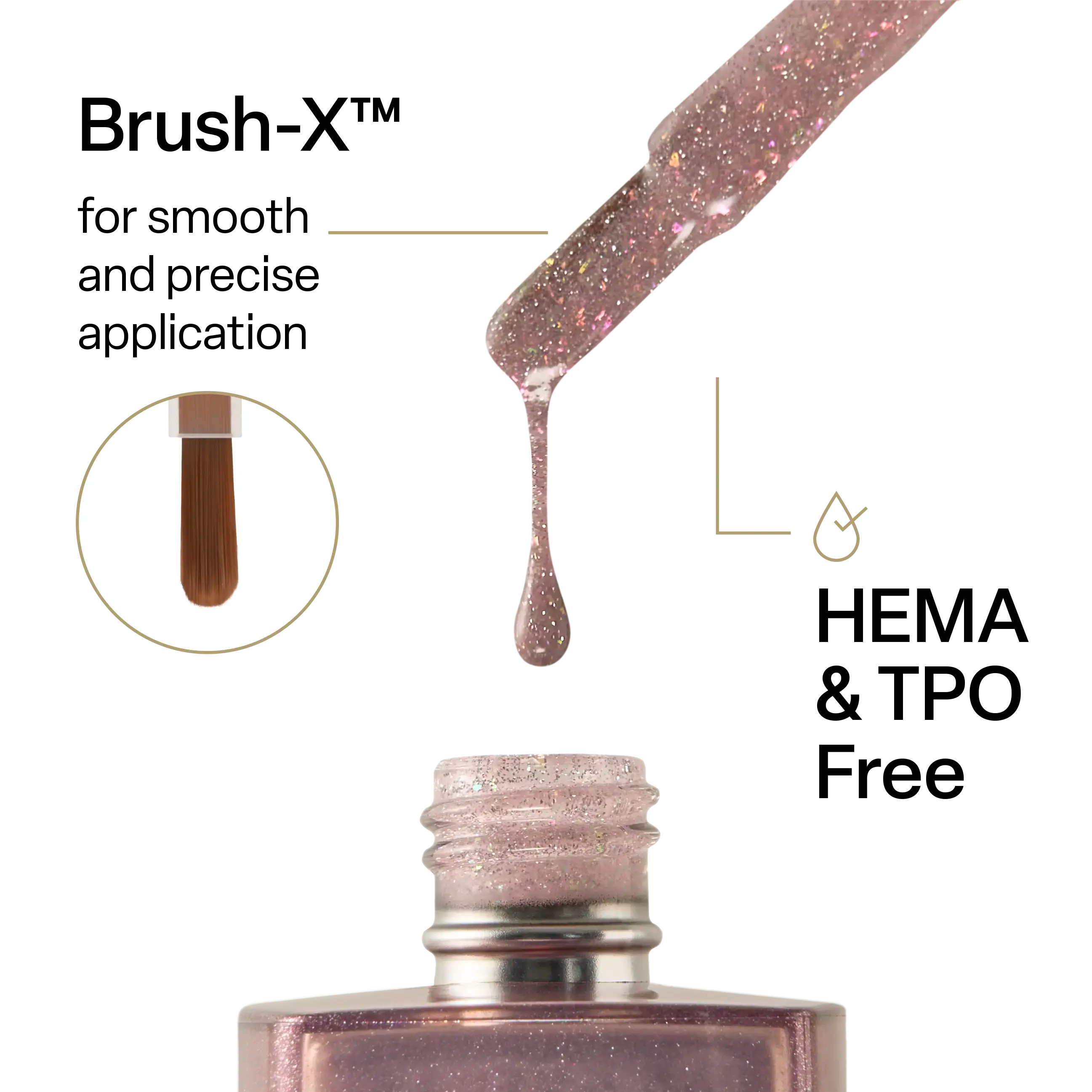 Aprés Astral Gel Polish Flash Glitter - FG09 Namaslay
