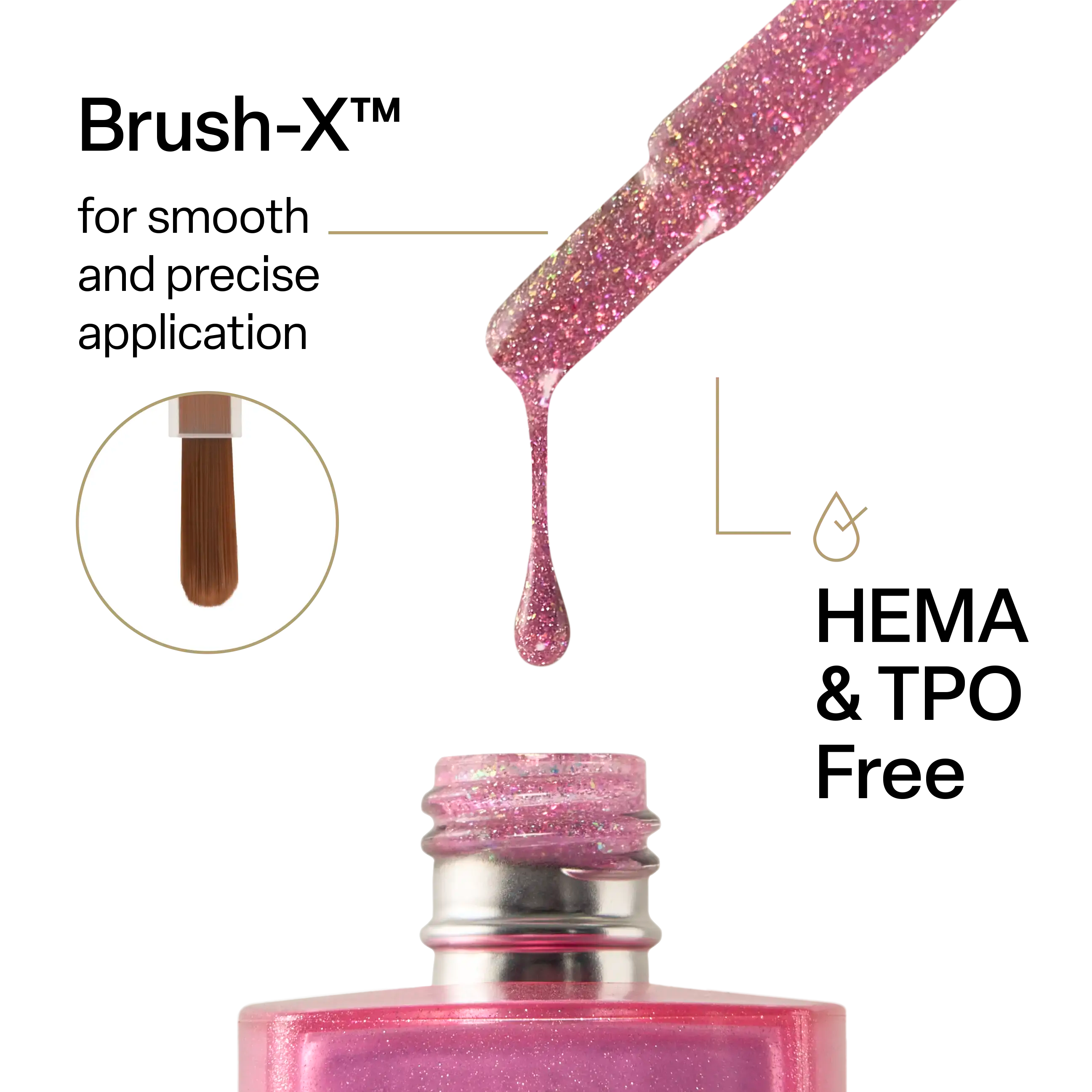 Aprés Astral Gel Polish Flash Glitter - FG10 Kama Or Karma