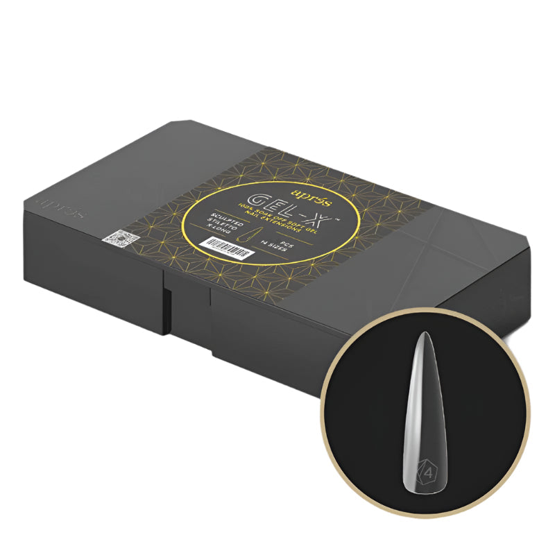 Aprés Gel-X Sculpted Soft Gel Tips 600pcs - Stiletto X-Long