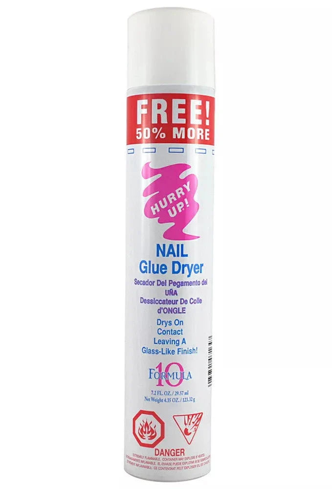 Hurry Up! Glue Spray Activator Nail Glue Dryer 7.2 oz