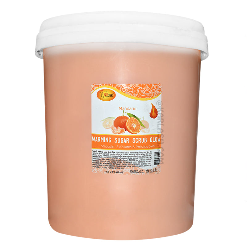 SPA REDI Warming Sugar Scrub Mandarin Bucket (5 gallon size)