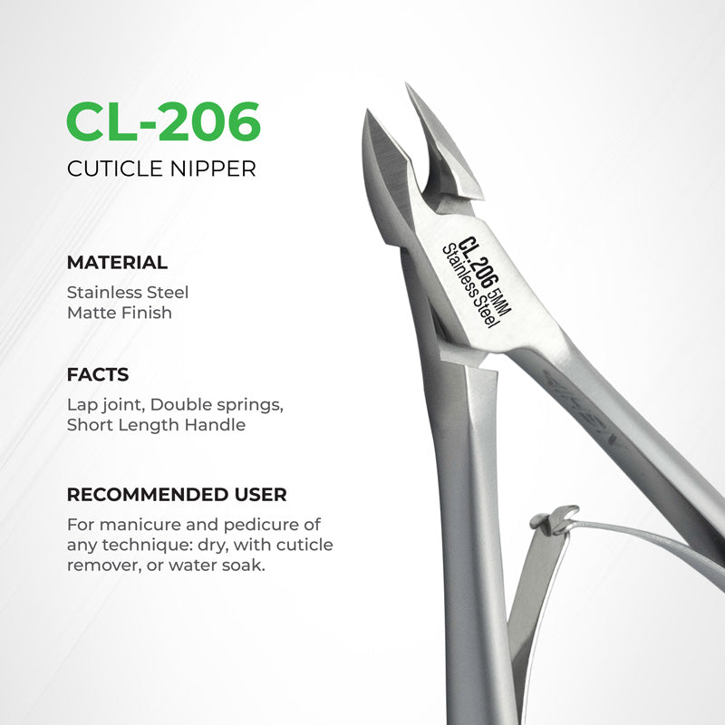 NGHIA Cuticle Nipper Stainless Steel - CL-206 5MM