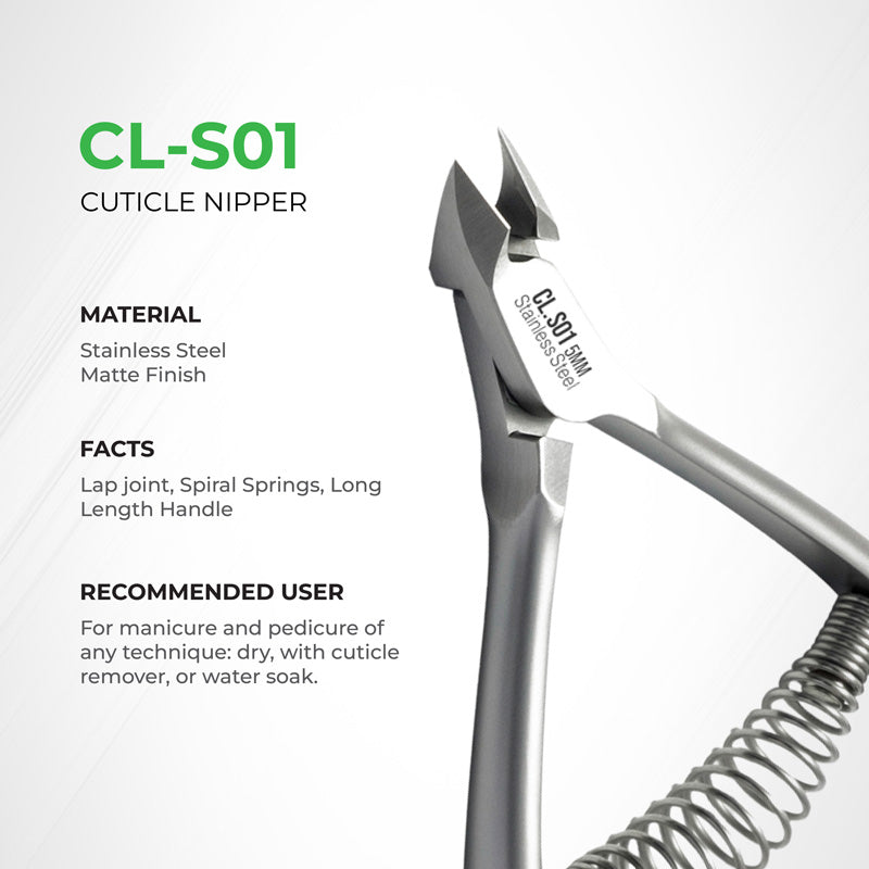 NGHIA Cuticle Nipper Stainless Steel - CL-S01 5MM