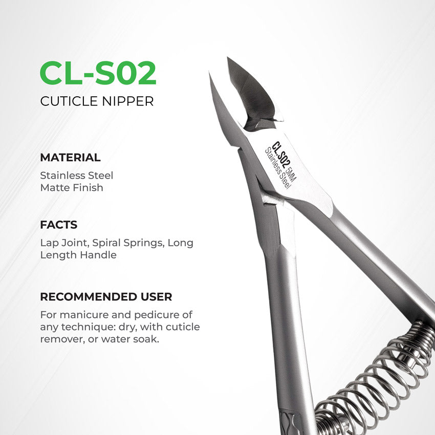 NGHIA Cuticle Nipper Stainless Steel - CL-S02 5MM