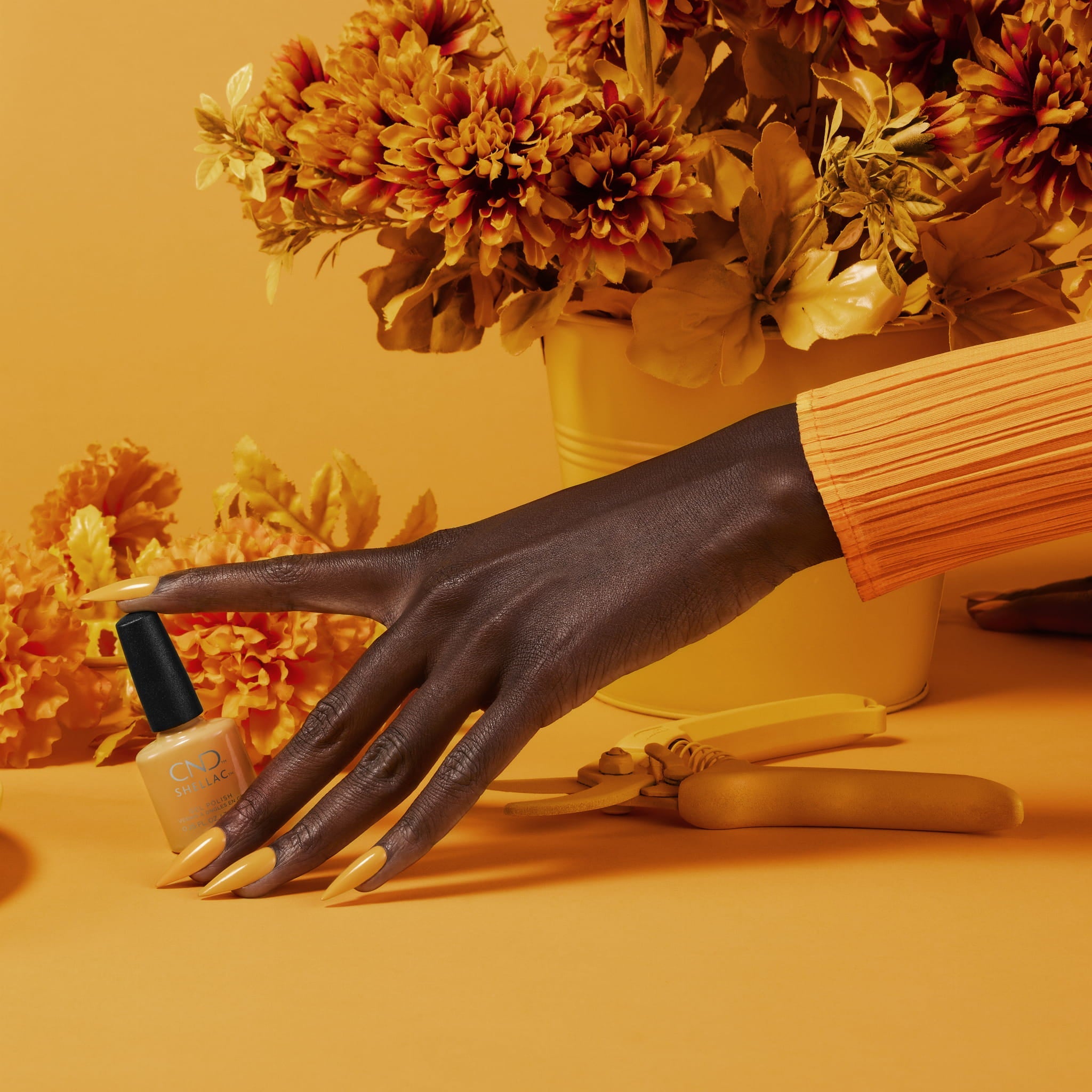 CLEARANCE SALE - CND Shellac Gel Polish Among The Marigolds 0.25 oz