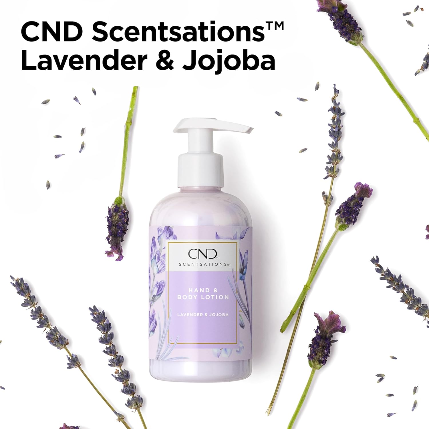 CND Scentsations Hand & Body Lotion Lavender & Jojoba 8.3 oz