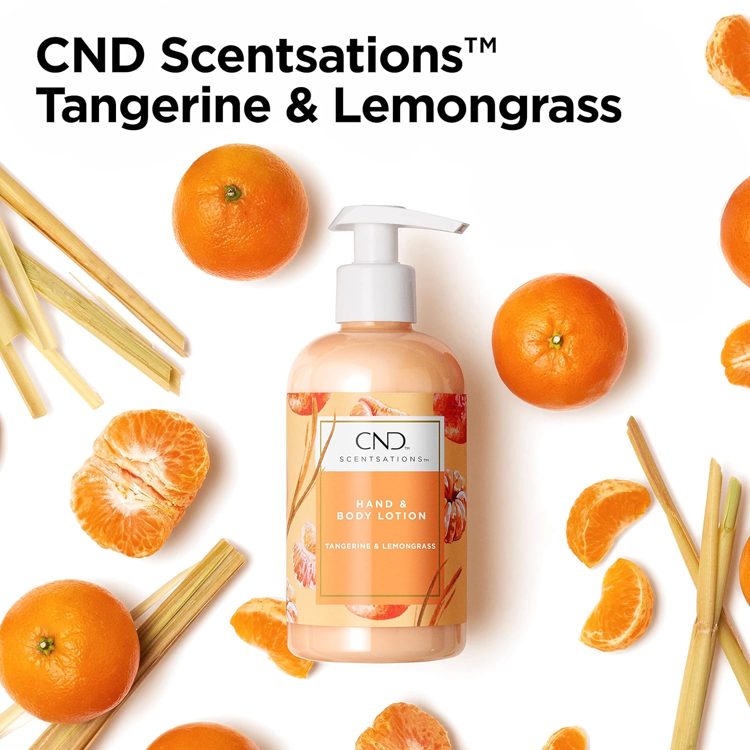 CND Scentsations Hand & Body Lotion Tangerine Lemongrass 8.3 oz