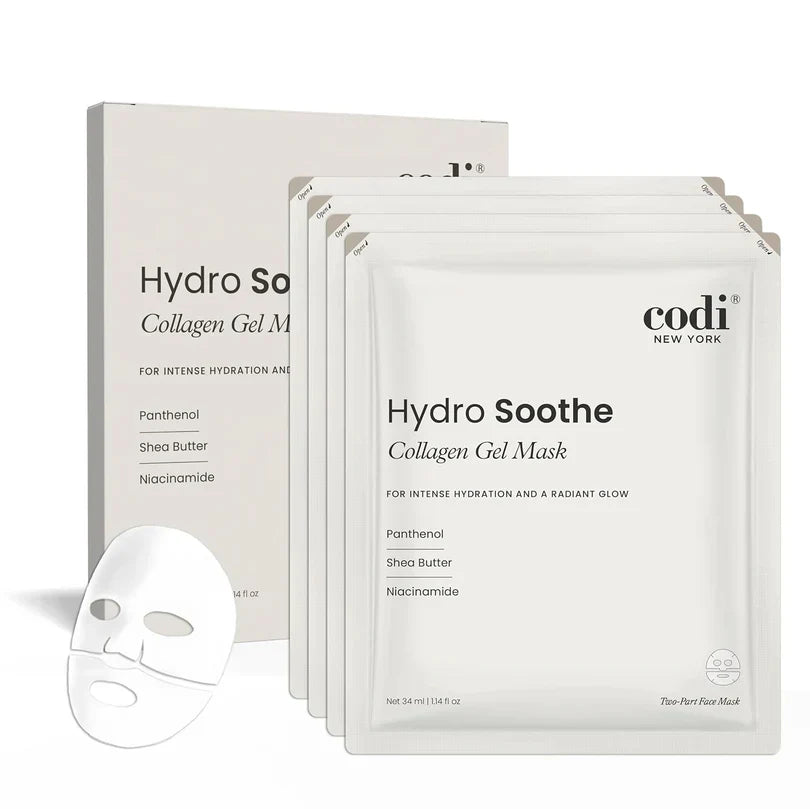 Codi Hydro Soothe Collagen Gel Face Mask, Made in Korea (4 Count)