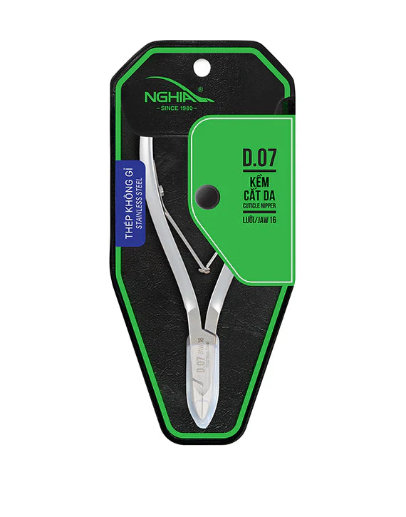 NGHIA Cuticle Nipper Stainless Steel D-07 JAW 16