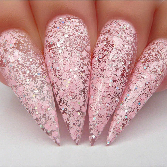 Kiara Sky Dip Powder D496 Pinking of Sparkle 1oz