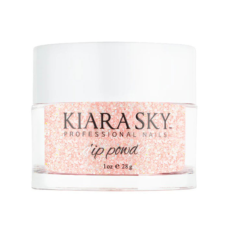 Kiara Sky Dip Powder D496 Pinking of Sparkle 1oz