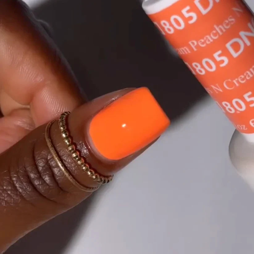 DND Matching Polish Set Gel & Lacquer 805 Peaches N Cream
