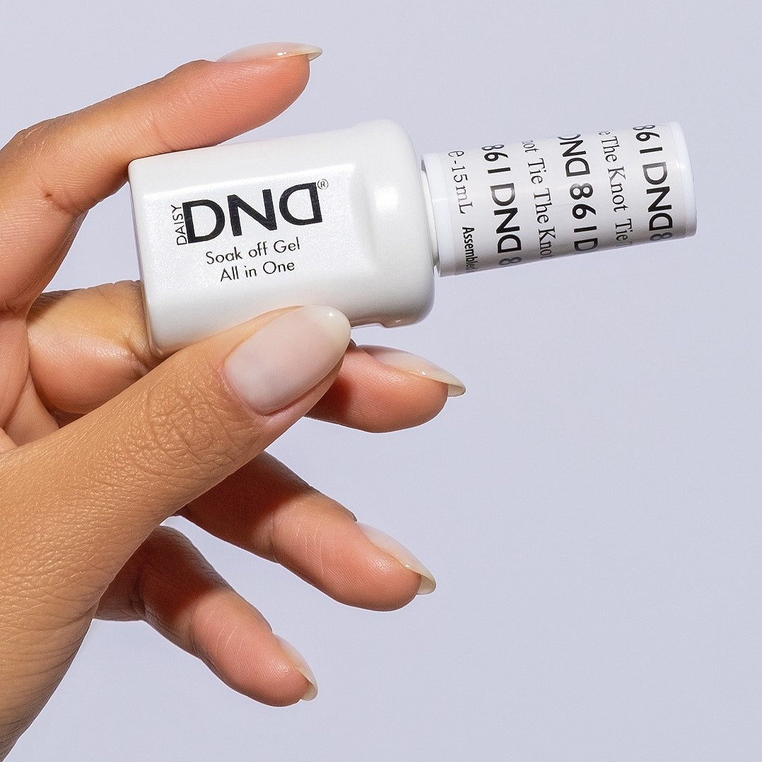 DND Matching Polish Set Gel & Lacquer 861 Tie The Knot (Sheer)