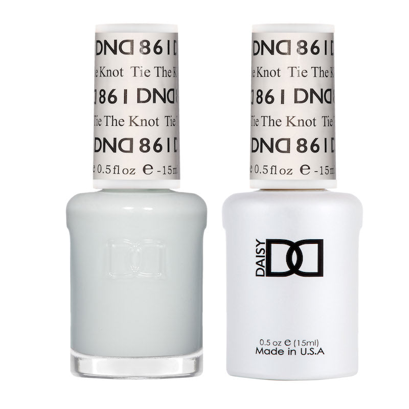 DND Matching Polish Set Gel & Lacquer 861 Tie The Knot (Sheer)