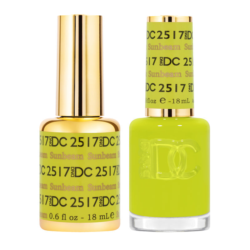 DND DC Matching Polish Set Gel & Lacquer #2517 Sunbeam