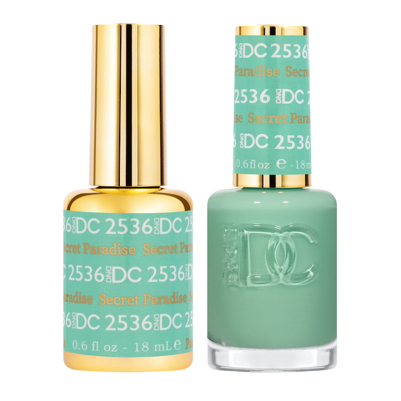 DND DC Matching Polish Set Gel & Lacquer #2536 Secret Paradise