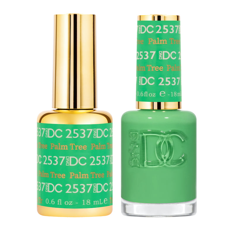 DND DC Matching Polish Set Gel & Lacquer #2537 Palm Tree