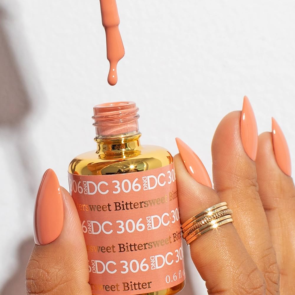DND DC Matching Polish Set Gel & Lacquer #306 Bittersweet
