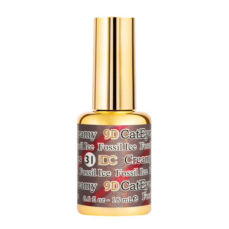 DND DC Cat Eye 9D Gel Polish #31 Fossil Ice