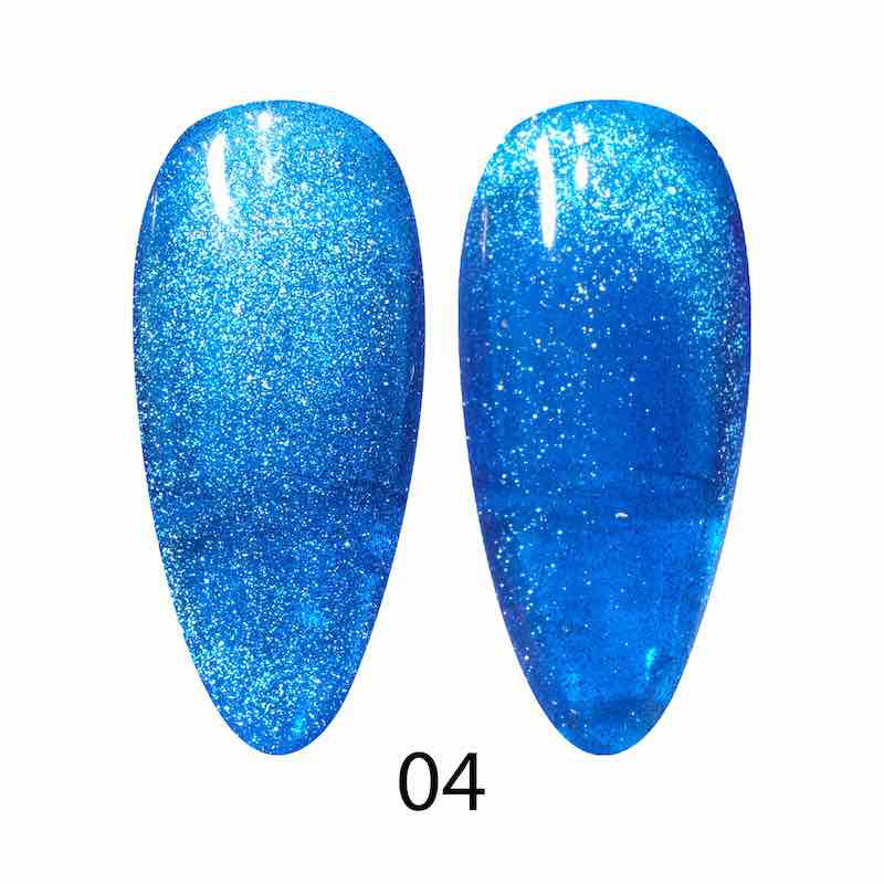DND DC Cat Eye 9D Gel Polish  #04 Galactic Sapphire
