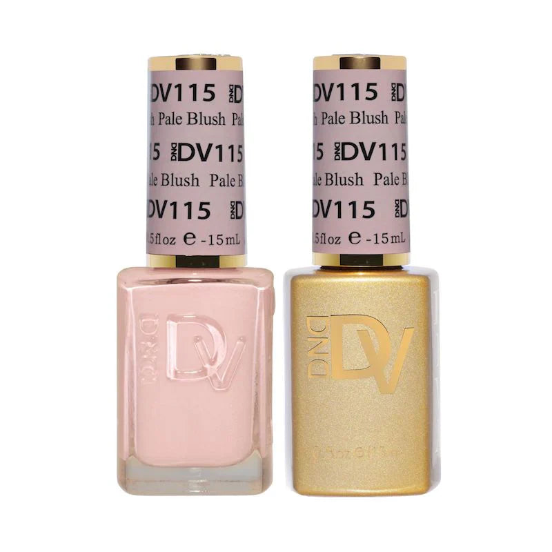 DND Diva Matching Polish Set Gel & Lacquer - #115 Pale Blush