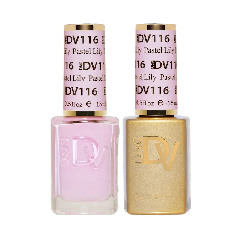 DND Diva Matching Polish Set Gel & Lacquer - #116 Pastel Lily
