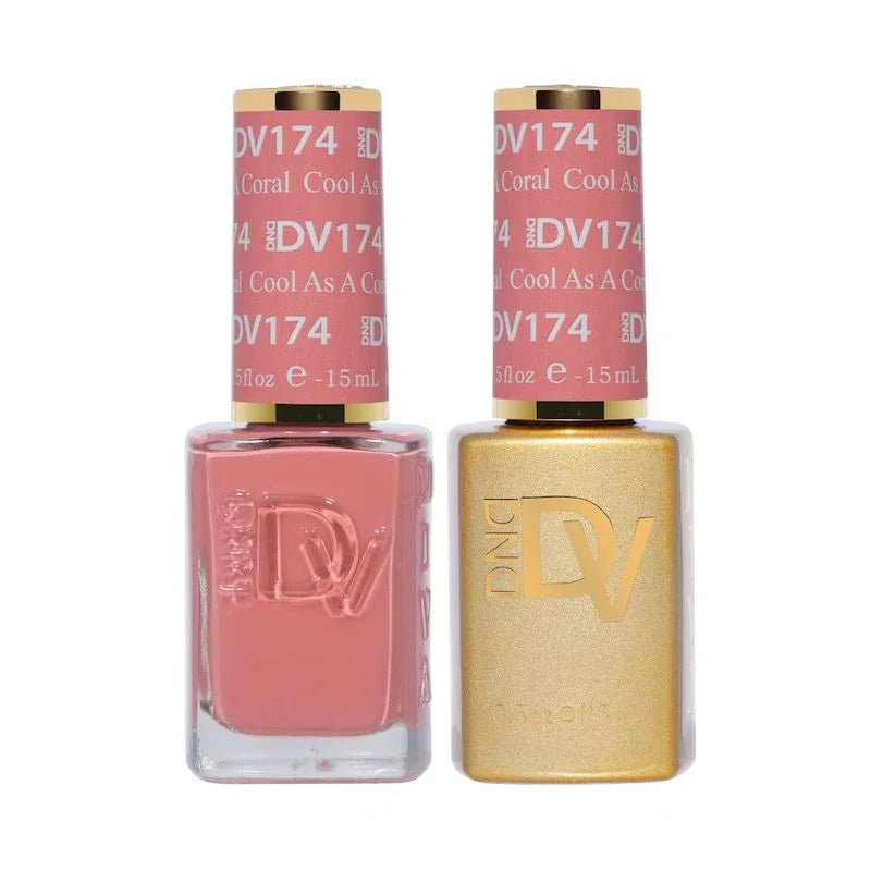 DND Diva Matching Polish Set Gel & Lacquer - #174 Cool As A Coral