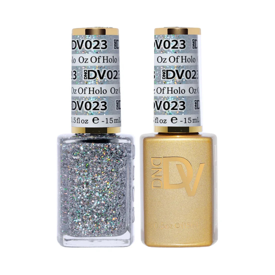 DND Diva Matching Polish Set Gel & Lacquer - #23 Oz of Holo
