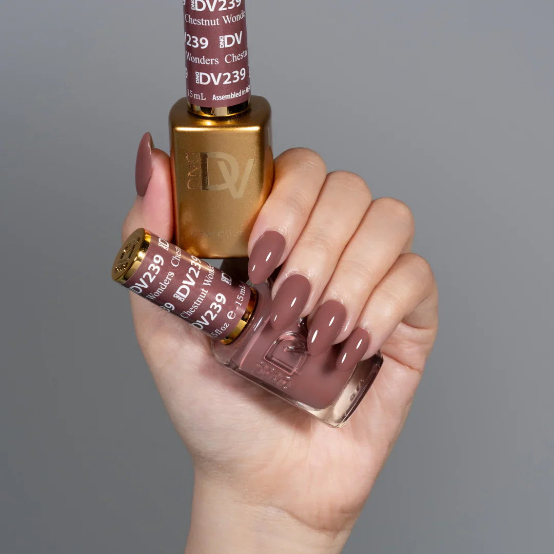 DND Diva Matching Polish Set Gel & Lacquer - #239 Chestnut Wonders