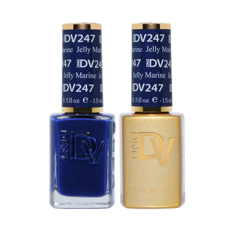 DND Diva Matching Polish Set Gel & Lacquer - #247 Jelly Marine