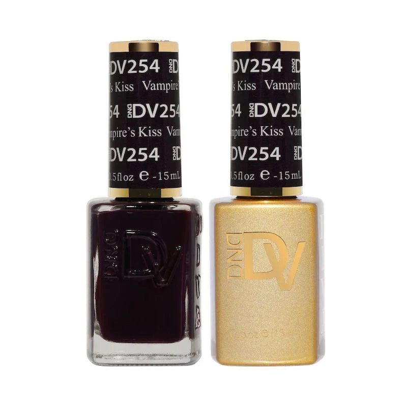 DND Diva Matching Polish Set Gel & Lacquer - #254 Vampire’s Kiss