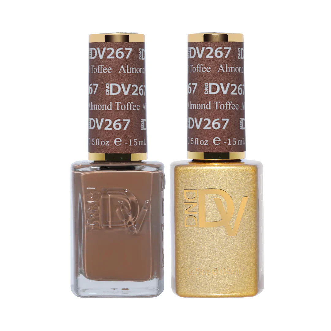 DND Diva Matching Polish Set Gel & Lacquer - #267 Almond Toffee
