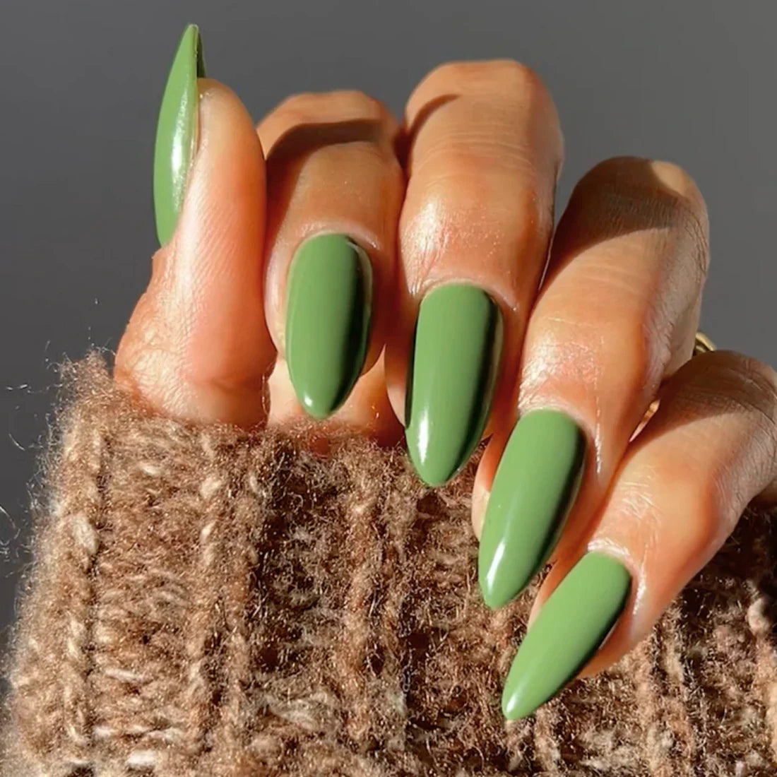 DND Diva Matching Polish Set Gel & Lacquer - #284 Olive Green