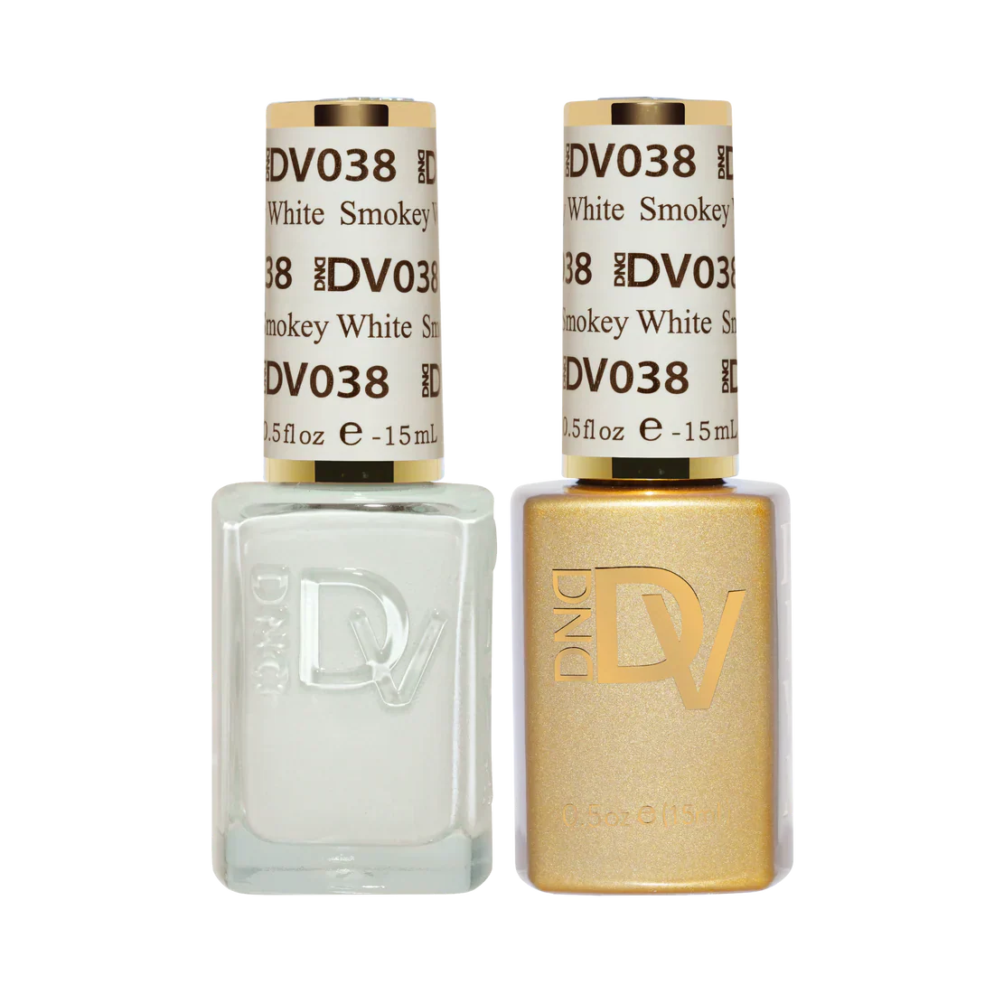 DND Diva Matching Polish Set Gel & Lacquer - #38 Smokey White