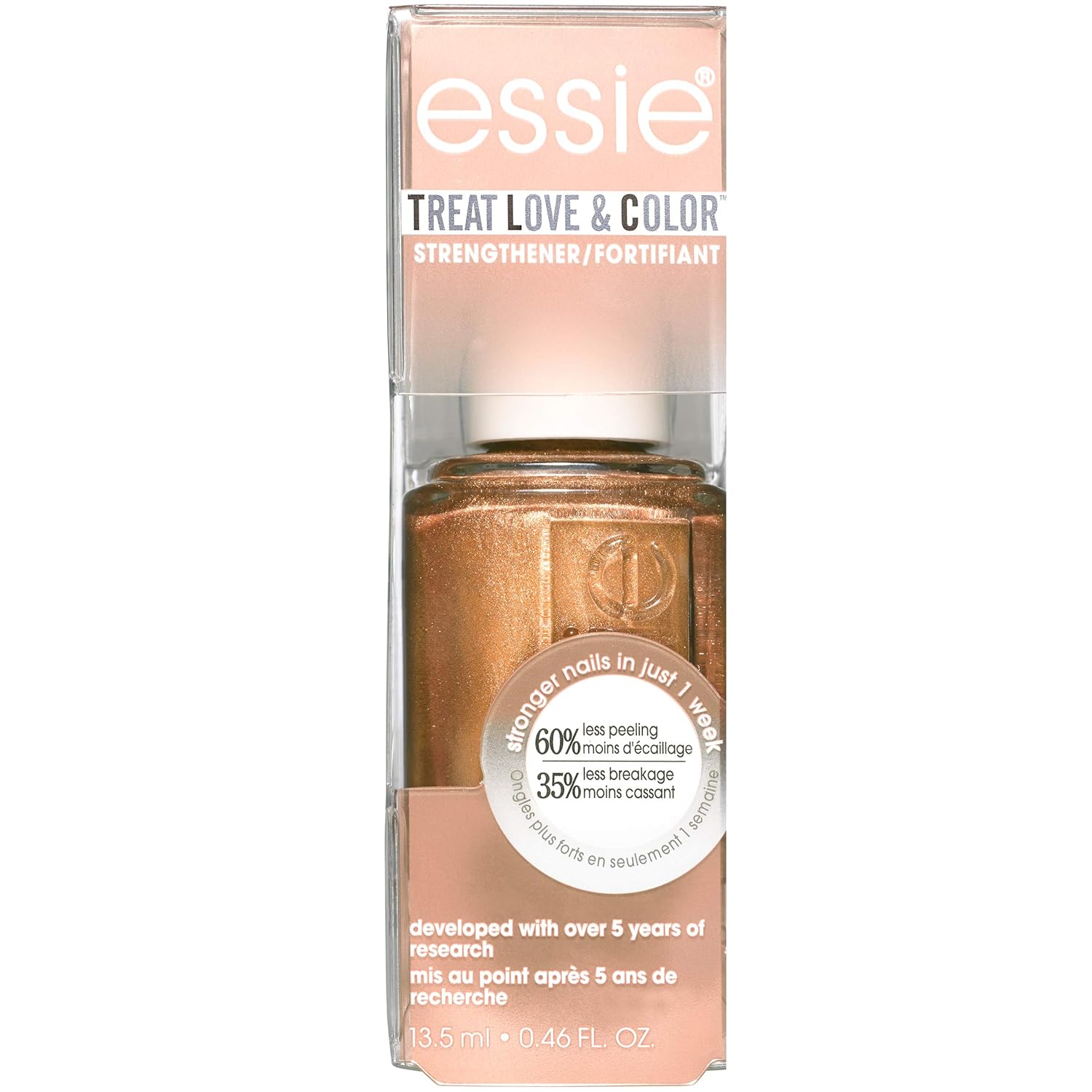 Essie Treat Love & Color Nail Polish Strengthener Shimmer, 0.46 fl. oz.