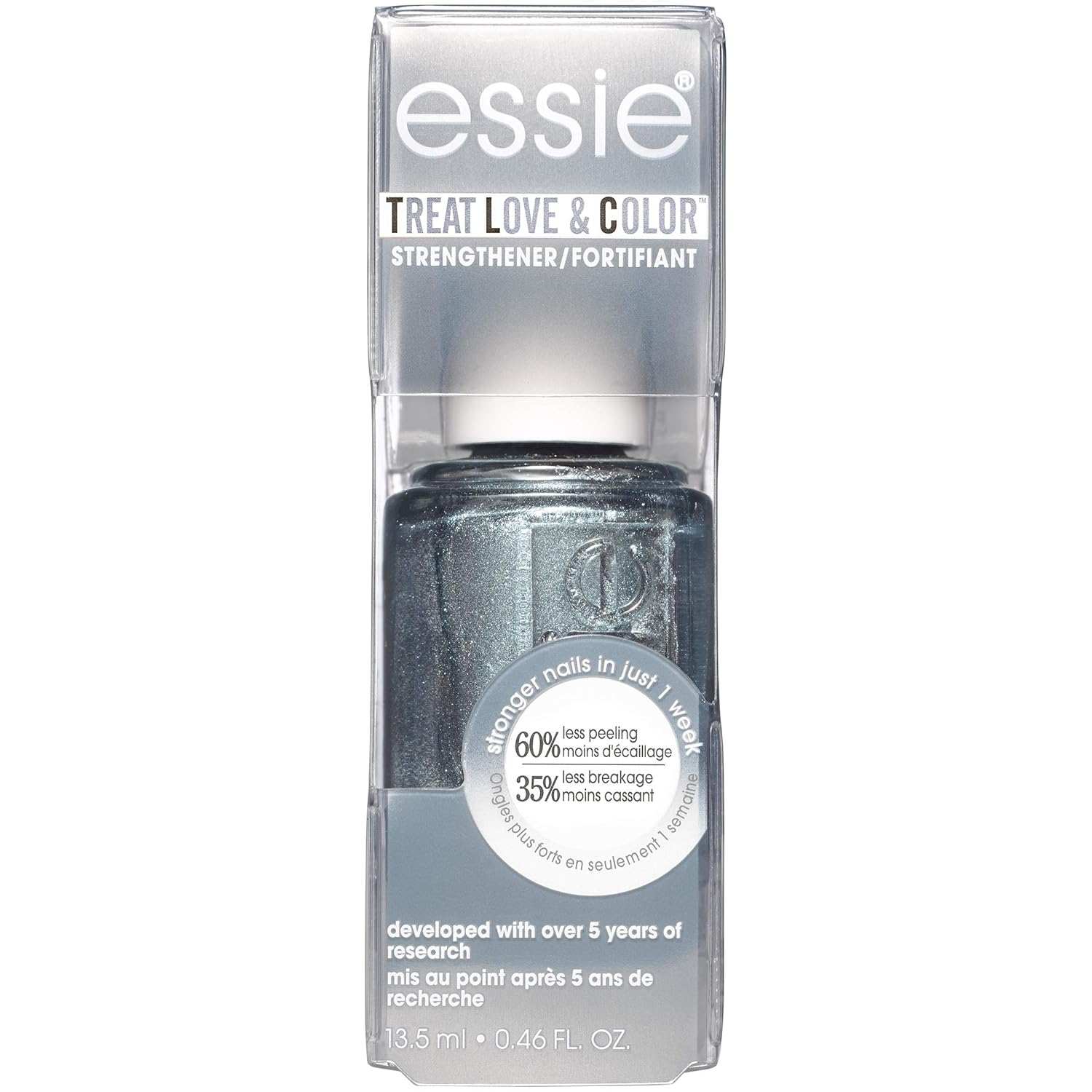 Essie Treat Love & Color Nail Polish Strengthener Shimmer, 0.46 fl. oz.