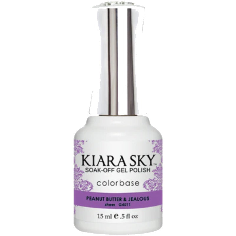 Kiara Sky Jelly Gel Polish G4011 Peanut Butter and Jealous bottle