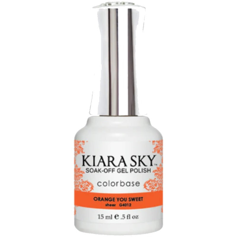 Kiara Sky Jelly Gel Polish G4012 Orange You Sweet bottle